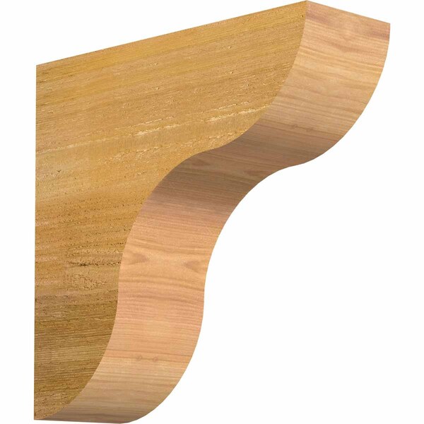 Ekena Millwork Carmel Rough Sawn Rafter Tail, Western Red Cedar, 4"W x 12"H x 12"L RFT04X12X12CAR00RWR - main